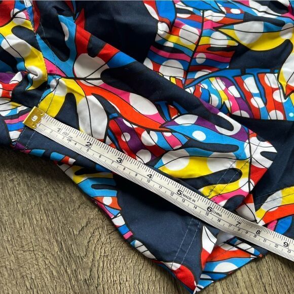 Broken Threads Men’s Swim Set Shorts and Shirt Tropical Surf Board Shorts Large - Picture 10 of 11